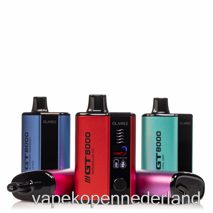 Elektronische Sigaret Vape Glamee Gt8000 Wegwerp Kersencola